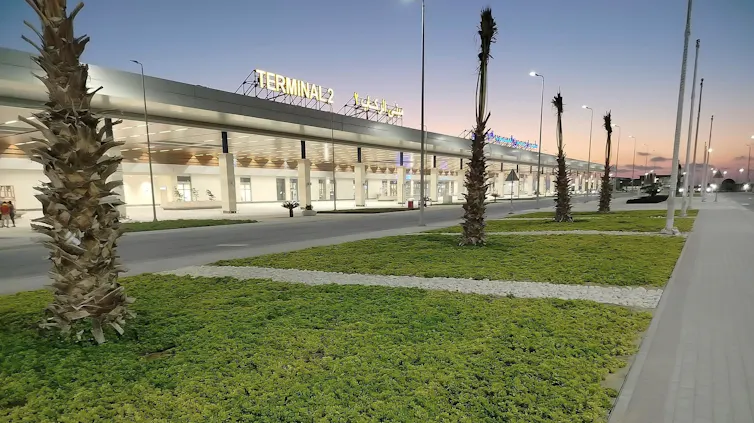 An external view of a new concourse