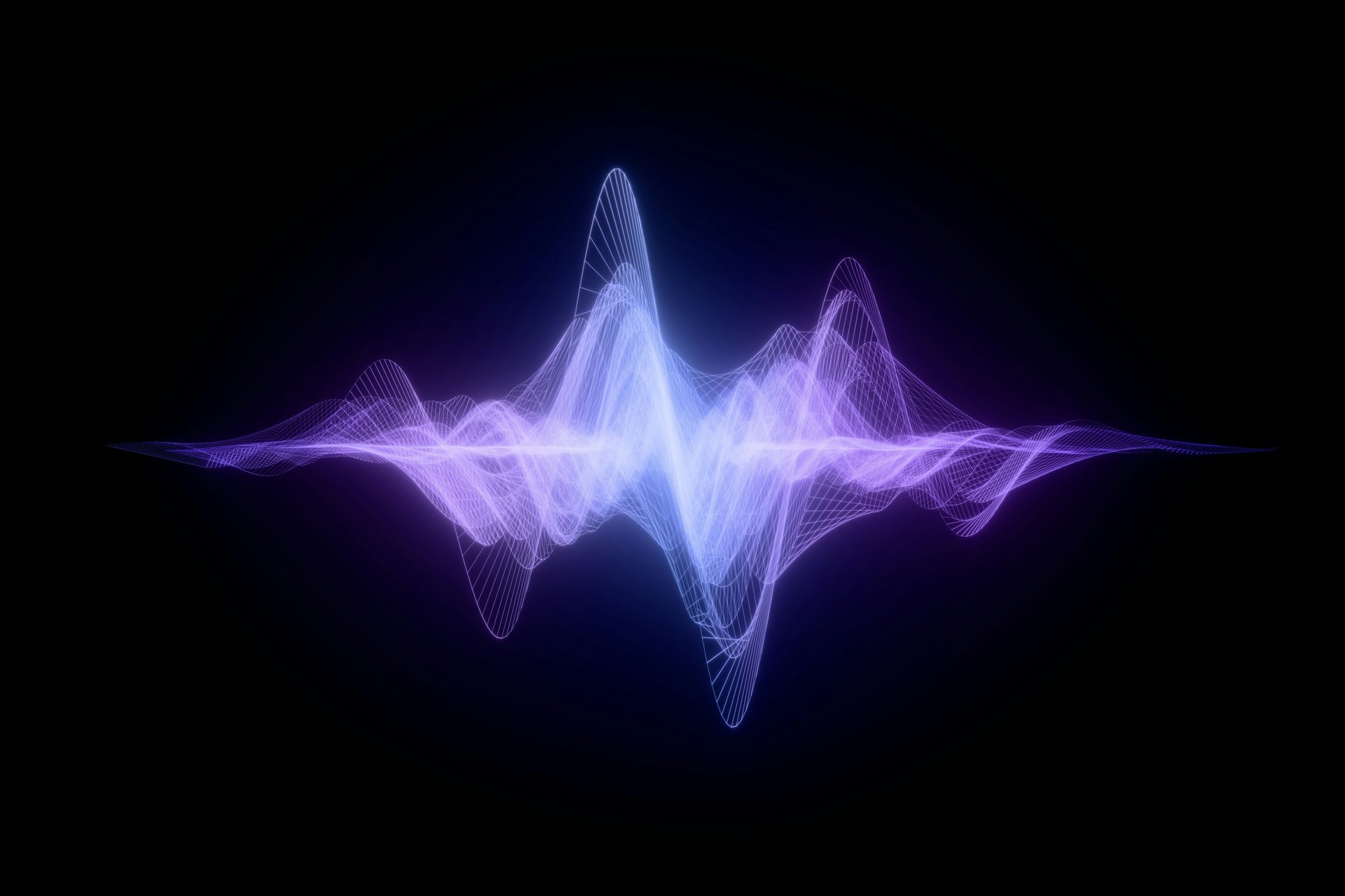 An abstract image of a sound wave