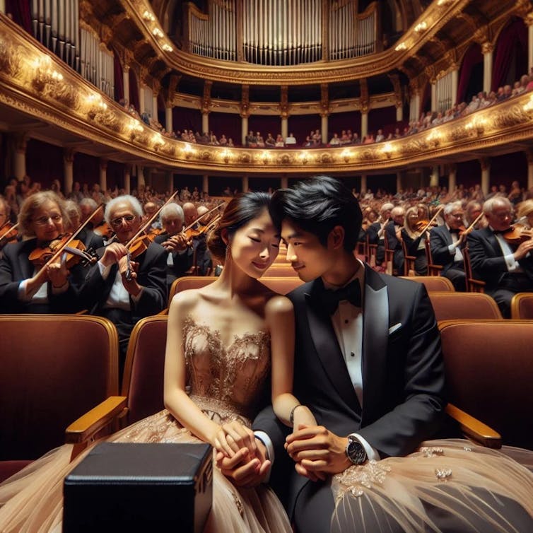 The unnatural looking social media post from the Queensland Symphony Orchestra