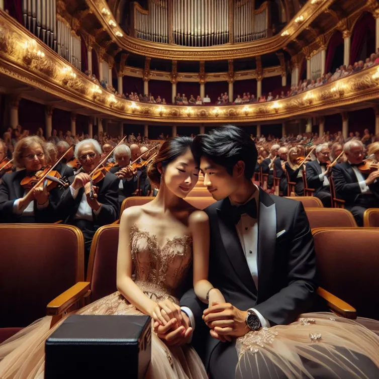 The unnatural looking social media post from the Queensland Symphony Orchestra