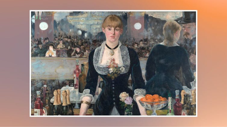 Edouard Manet's Un bar aux Folies Bergère