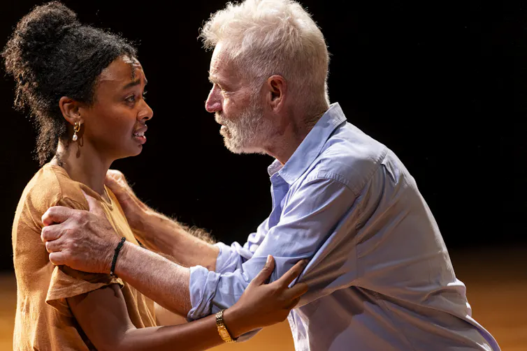Goneril and Lear.
