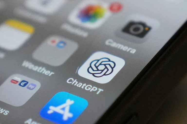 icons on a smartphone screen
