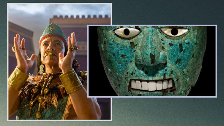 Does BBC Civilisations will get its 4 tales of cave in proper? Professionals weigh in 2 Moctezuma II and a turquoise mask with small pox.