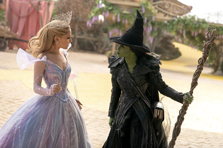 Elphaba the ecofeminist: Depraved For Just right casts its heroine as an icon of resistance 1 A white witch and a green witch involved in a tense discussion.