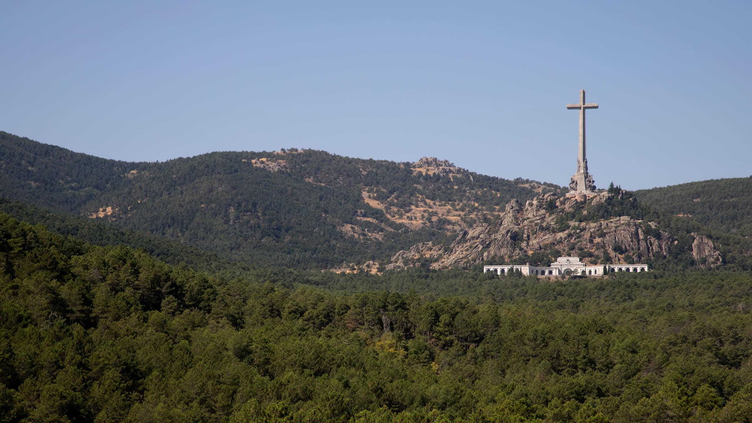 Imagen del Valle de Cuelgamuros, antes conocido como el Valle de los Caídos.