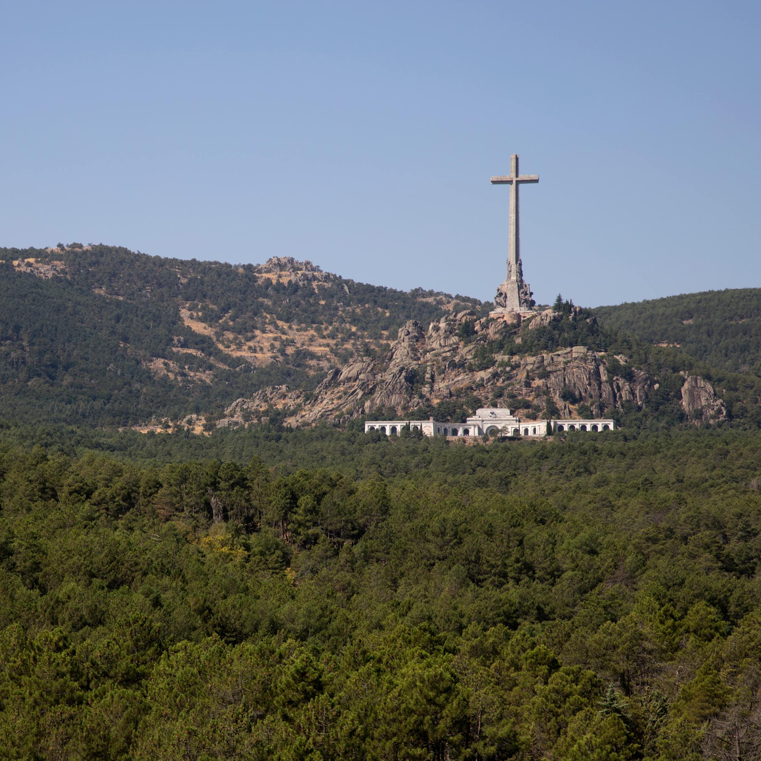 Imagen del Valle de Cuelgamuros, antes conocido como el Valle de los Caídos.