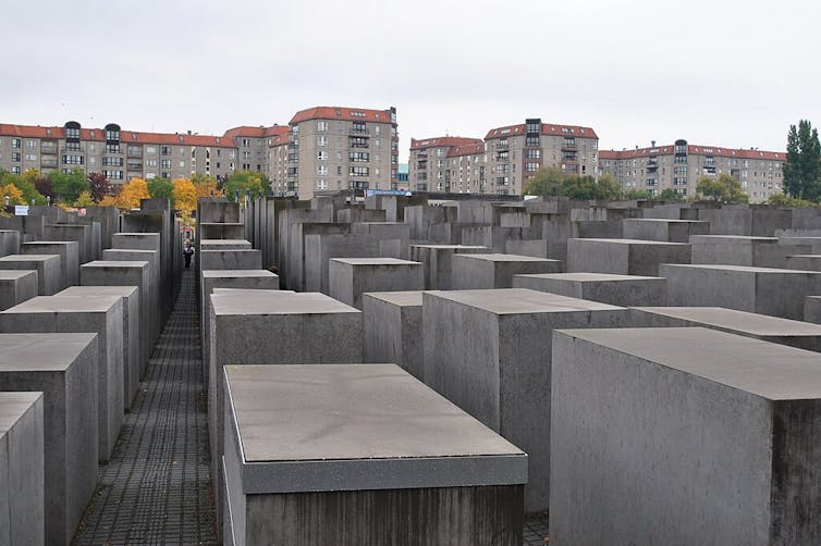 Monumento por la Memoria de los Judíos Asesinados en Europa en Berlín.