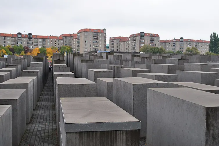 Monumento por la Memoria de los Judíos Asesinados en Europa en Berlín.