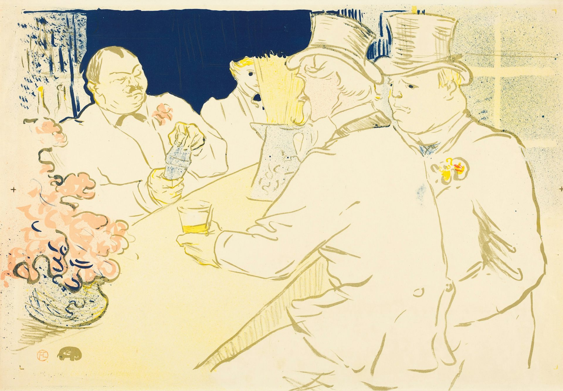 Irish and american bar rue royale, 1896 Henri de Toulouse-Lautrec