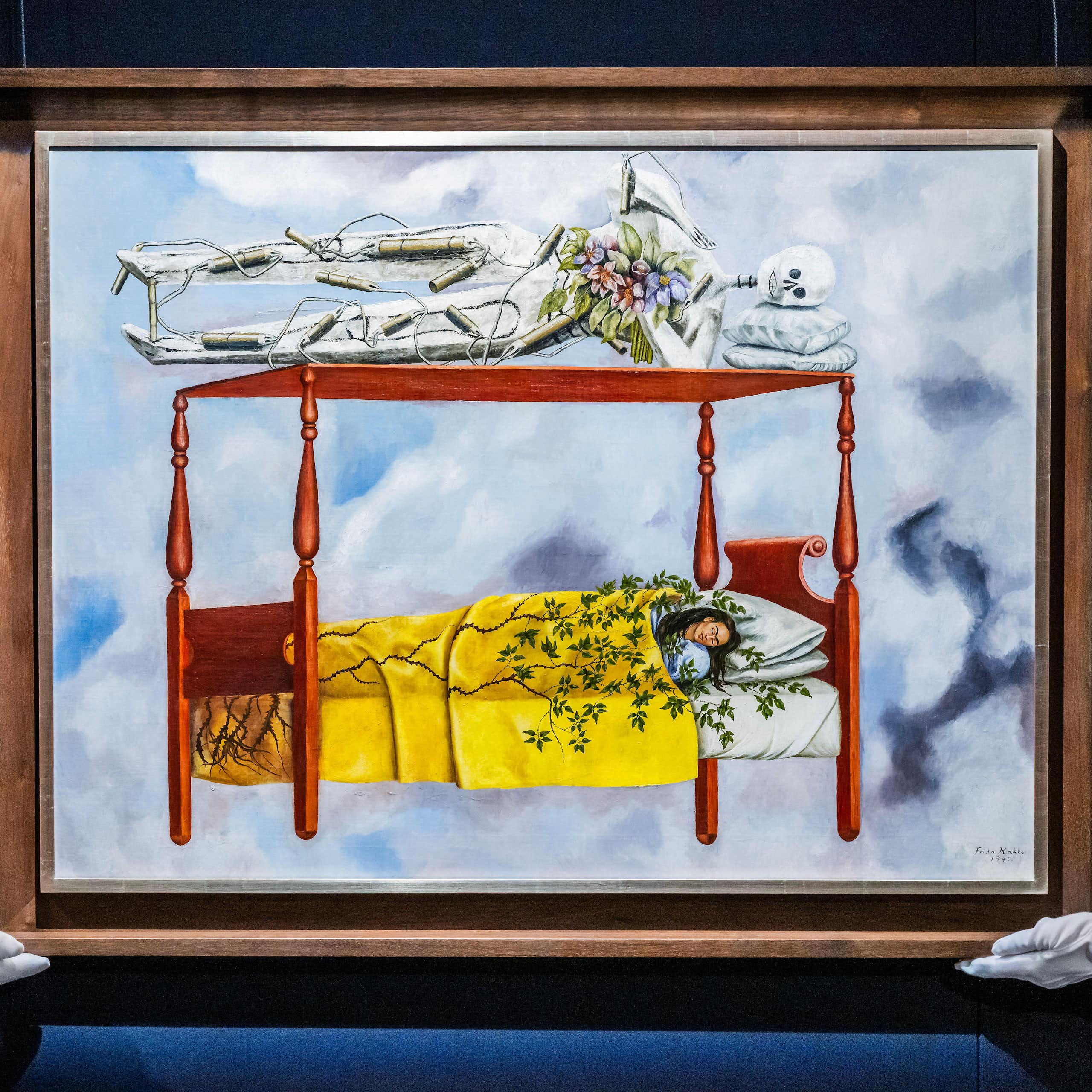 Frida Kahlo’s record-breaking painting El Sueño positions death as a roommate