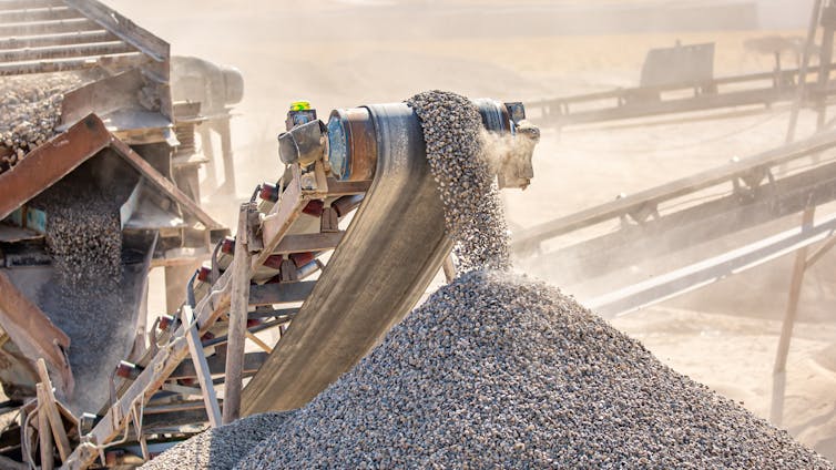 stone processing for cement industry