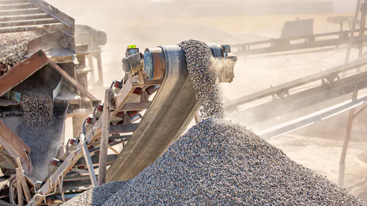 stone processing for cement industry
