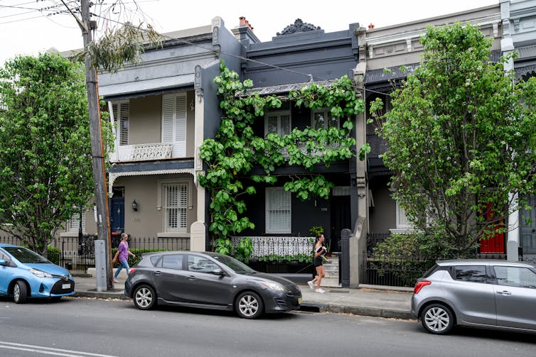 General view of houses in Sydney