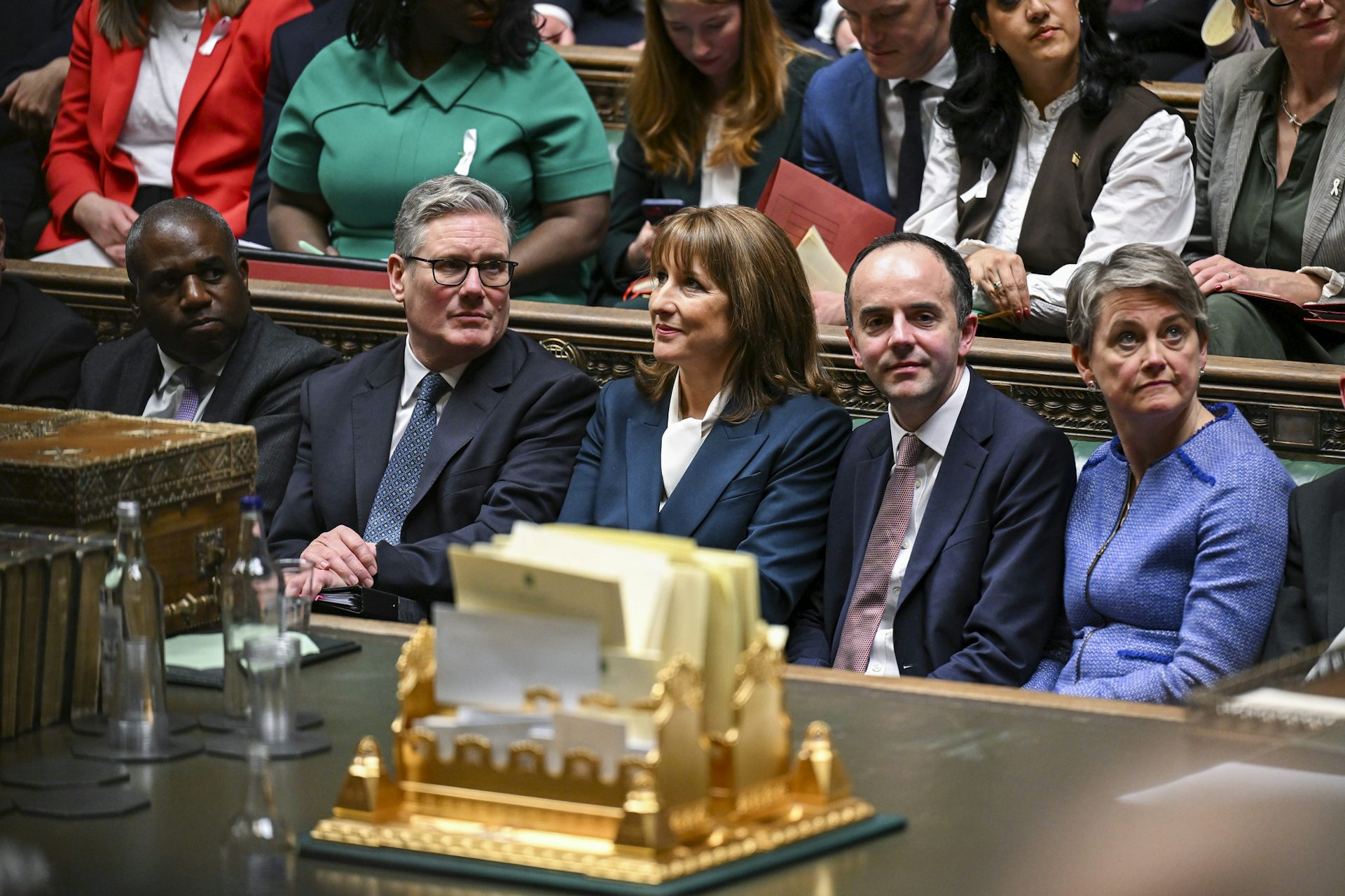 The Labour frontbench on budget day