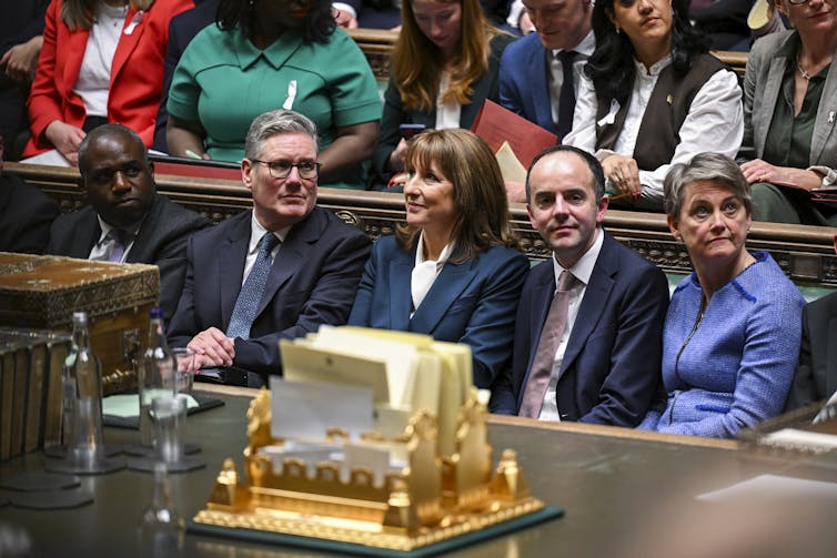 The Labour frontbench on budget day