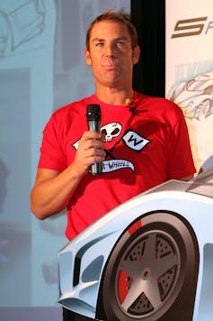 Shane Warne’s statements have bowled some cyclists over. Eva Rinaldi Celebrity and Live Music Photographer