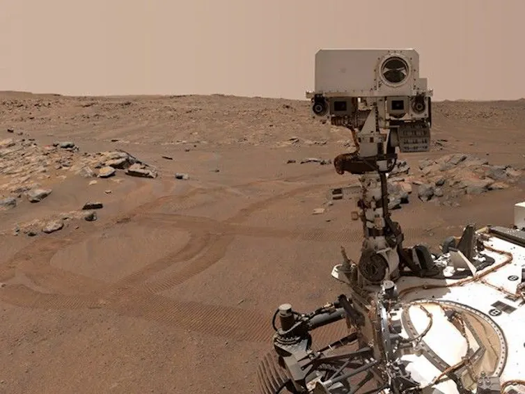 Nasa's Perseverance rover.