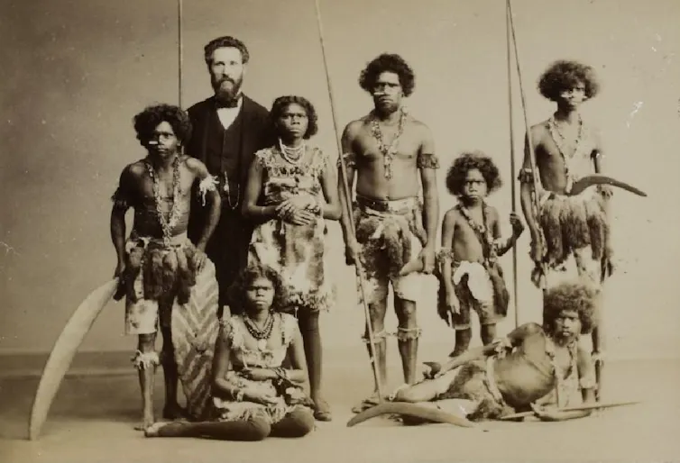 Roland Bonaparte, Australianos en Folies Berger. 1885.