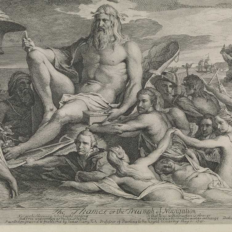The Thames or the Triumph of Navigation by James Barry (1791).