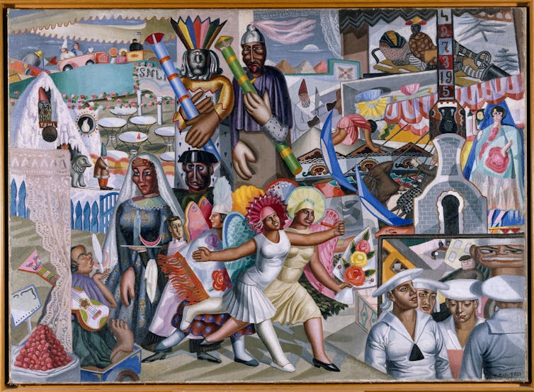 _La verbena_, de Maruja Mallo (1927).