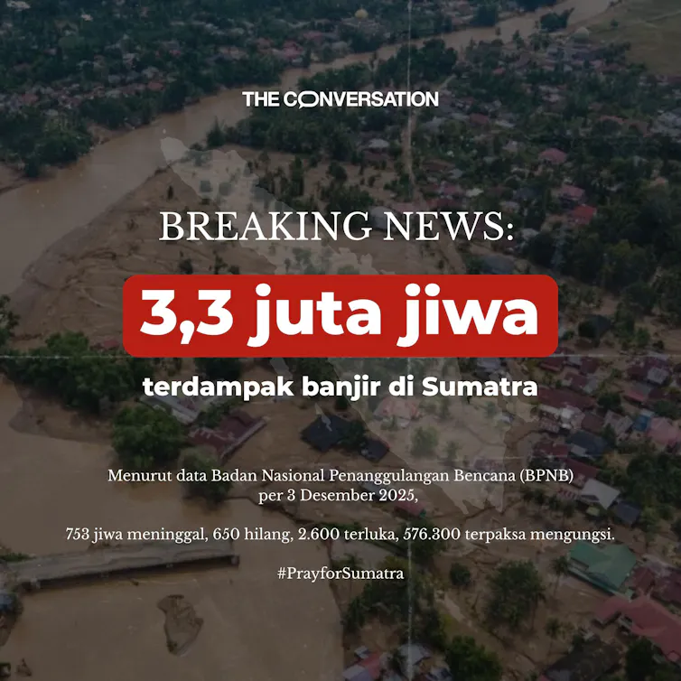 Dampak bencana banjir sumatra 2025