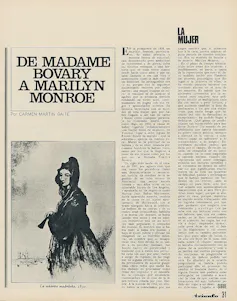 Artículo de Carmen Martín Gaite en la revista _Triunfo_ en octubre de 1970.