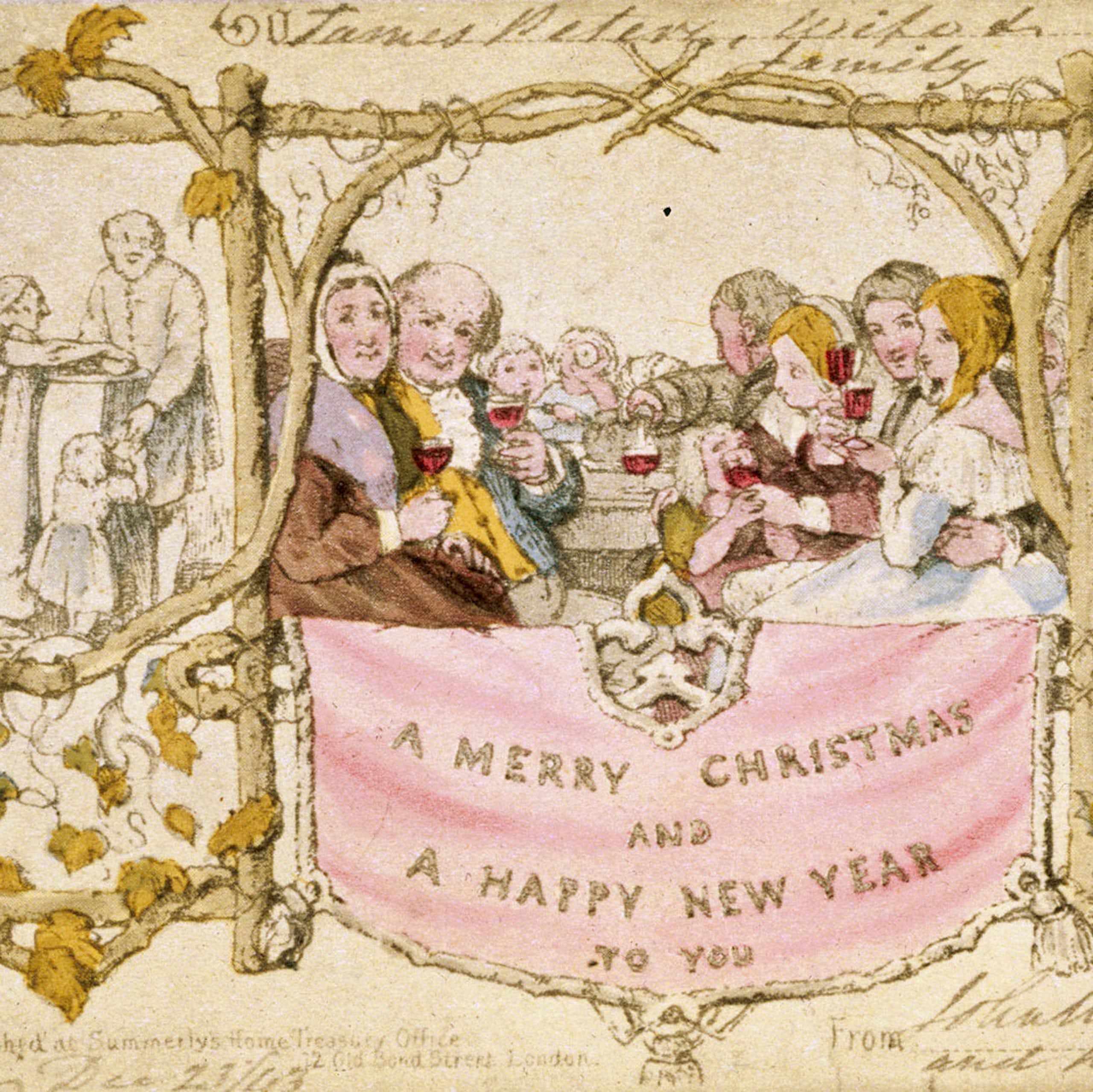 Toute première carte de Noël