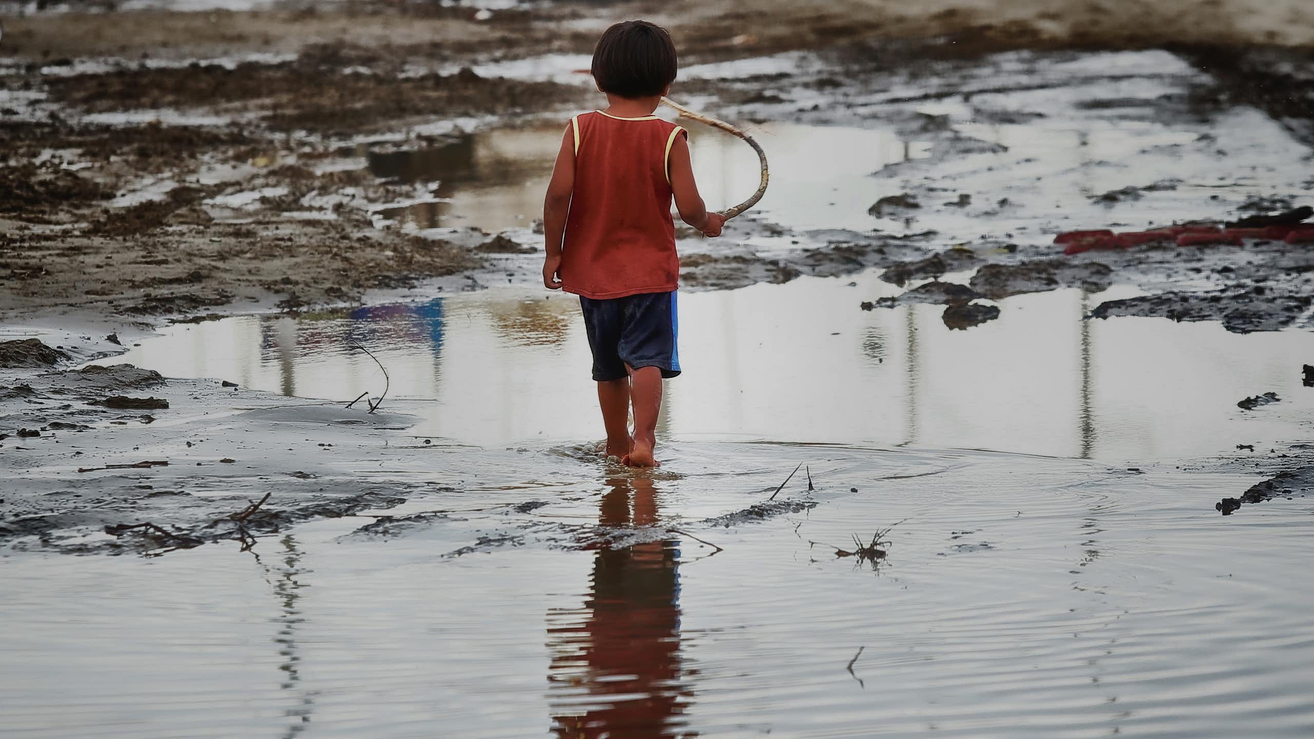 Anak-anak memerlukan dampingan psikologis saat terjadi bencana.