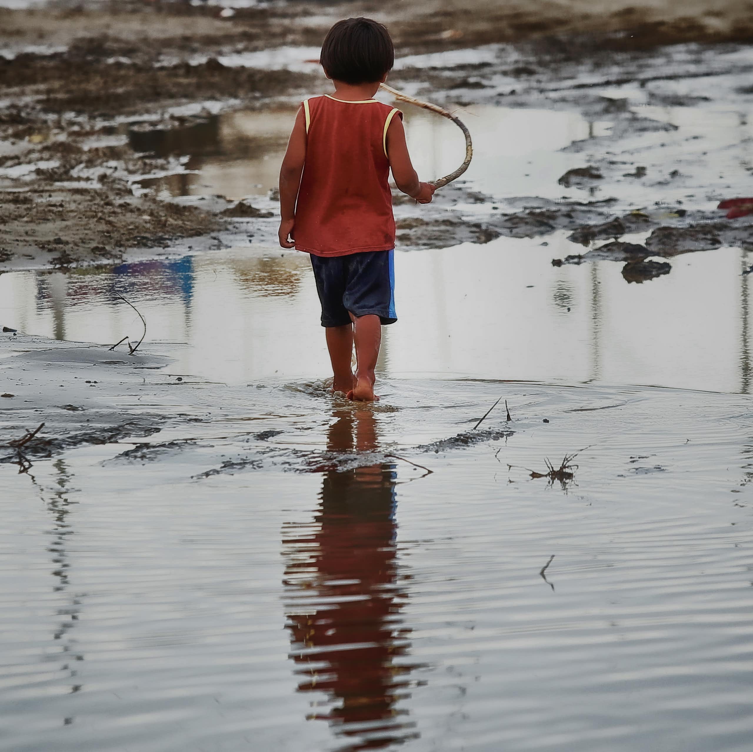 Anak-anak memerlukan dampingan psikologis saat terjadi bencana.