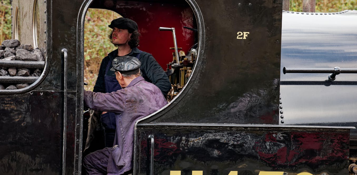 Heritage railway volunteers show how deep friendships can be formed without discussing emotions Heritage railway volunteers show how deep friendships can be formed without discussing emotions