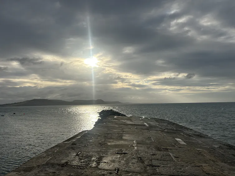 A seaside landscape