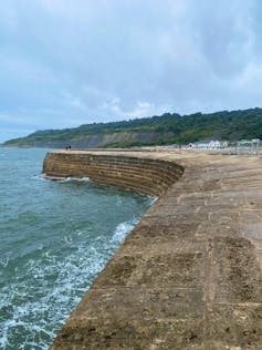 O Cobb em Lyme Regis