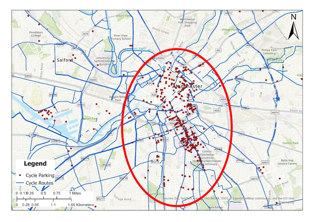 Cycle Map Manchester How bus stops and bike lanes can make or break your…