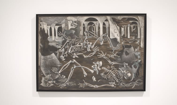 Maruja Malo, painter... surrealist? 1 _Fossil Cave_ in the picture from the exhibition MNCARS _Masks and Compass_.