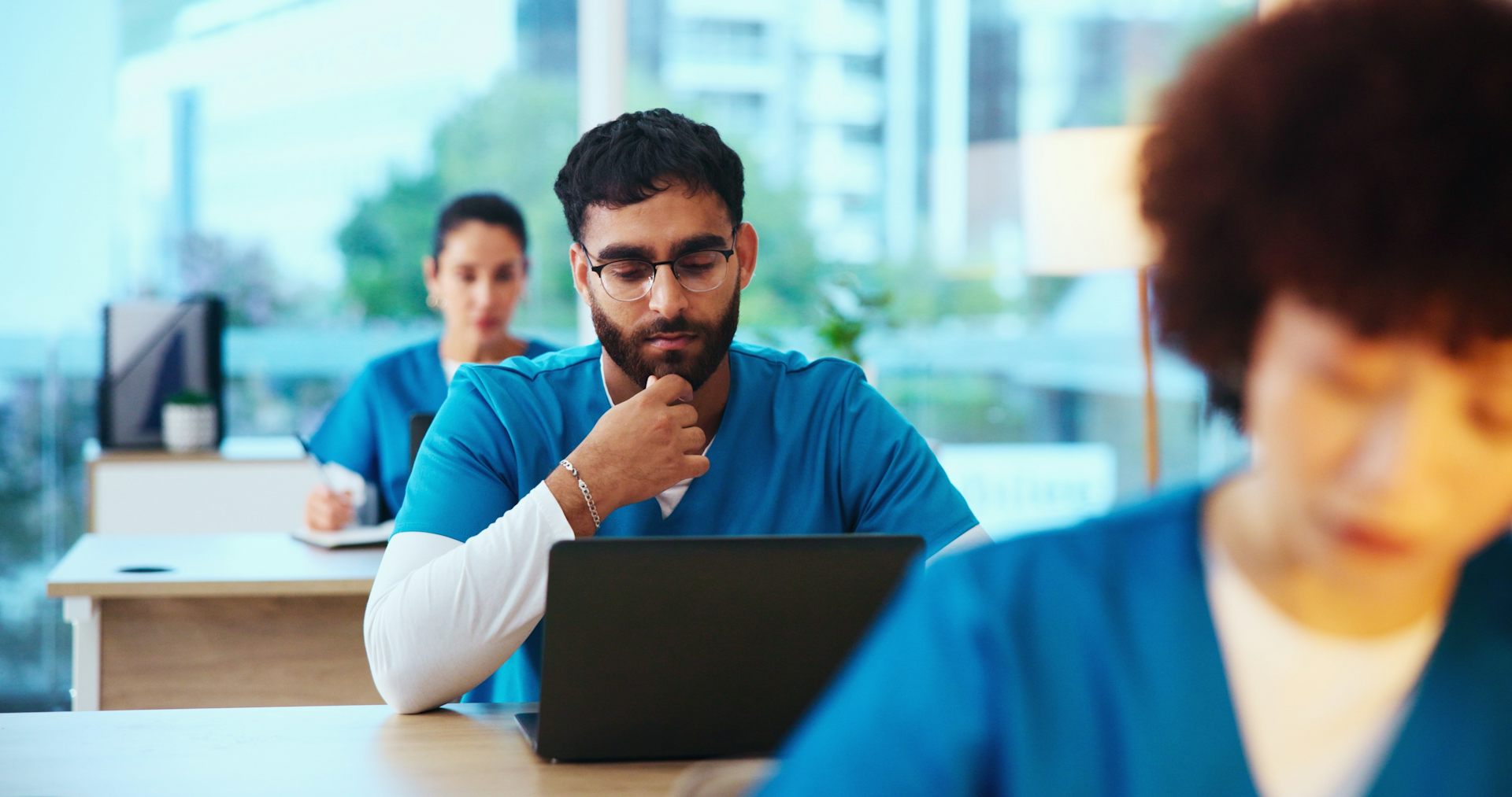 Estudiantes de medicina.