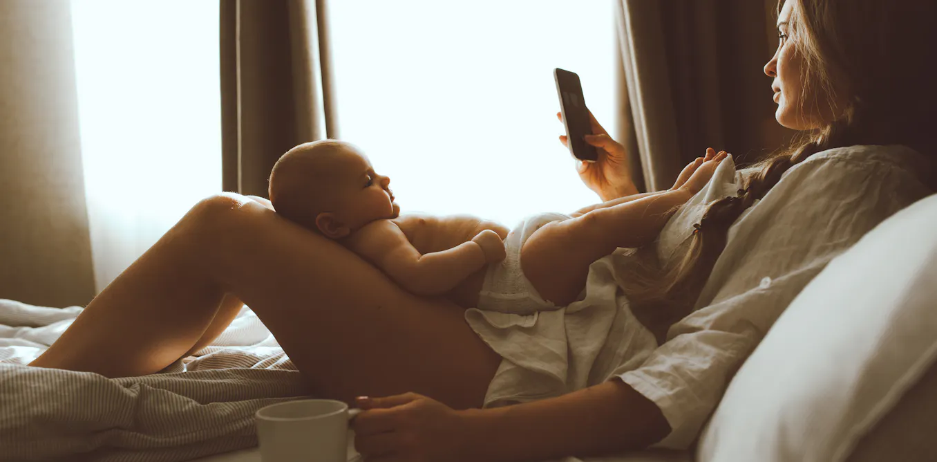 Caregiver smartphone use can affect a baby’s development. New parents should get more guidance Caregiver smartphone use can affect a baby’s development. New parents should get more guidance