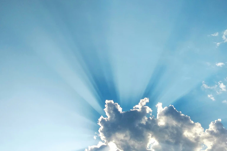 clouds and blue sky.