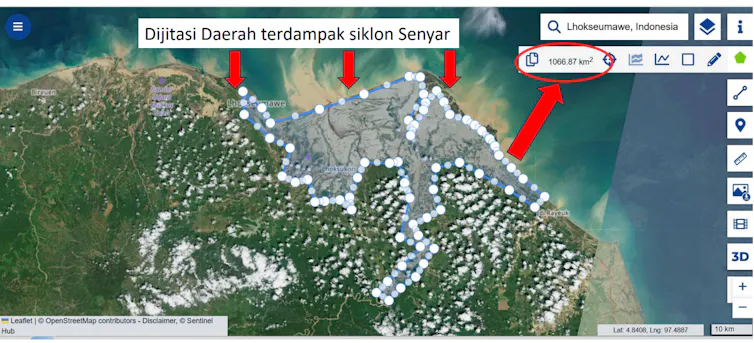 Banjir Sumatra akibat siklon senyar