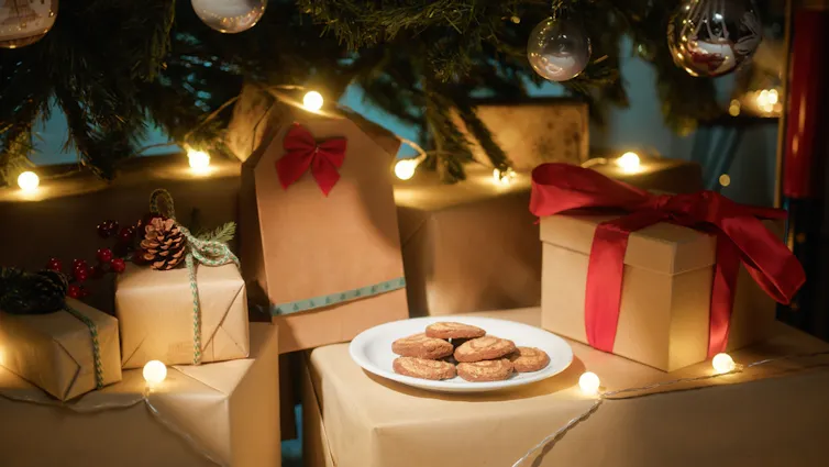 Des cadeaux sous le sapin de Noël