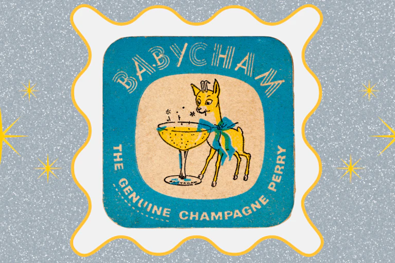 A Babycham drinks mat.