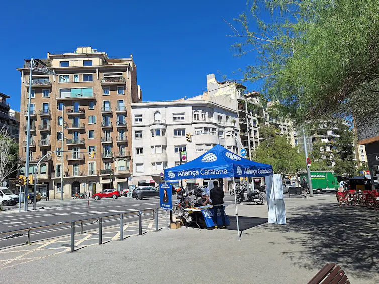 Puesto de Alianza Catalana