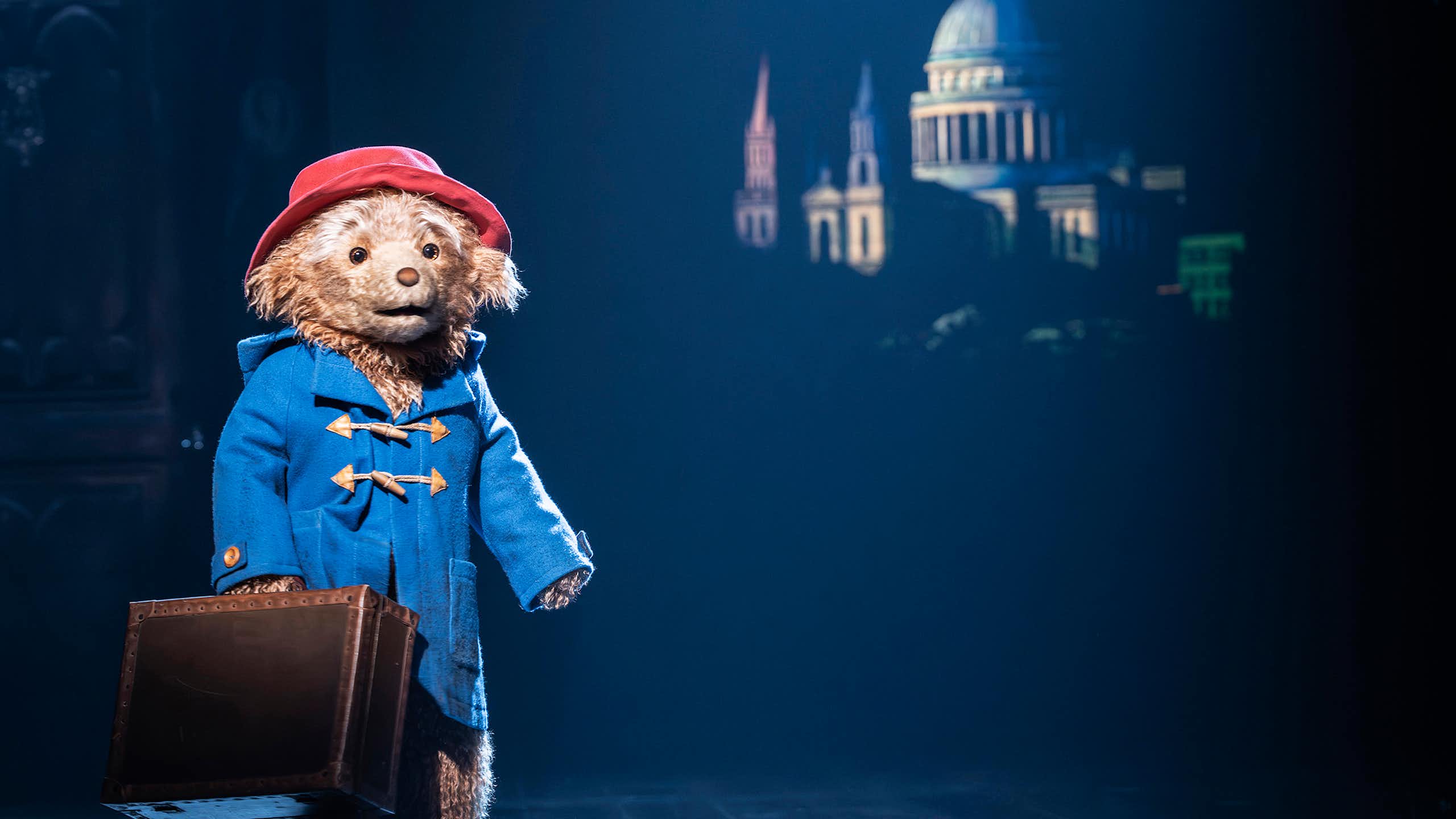 Paddington arriving in London.