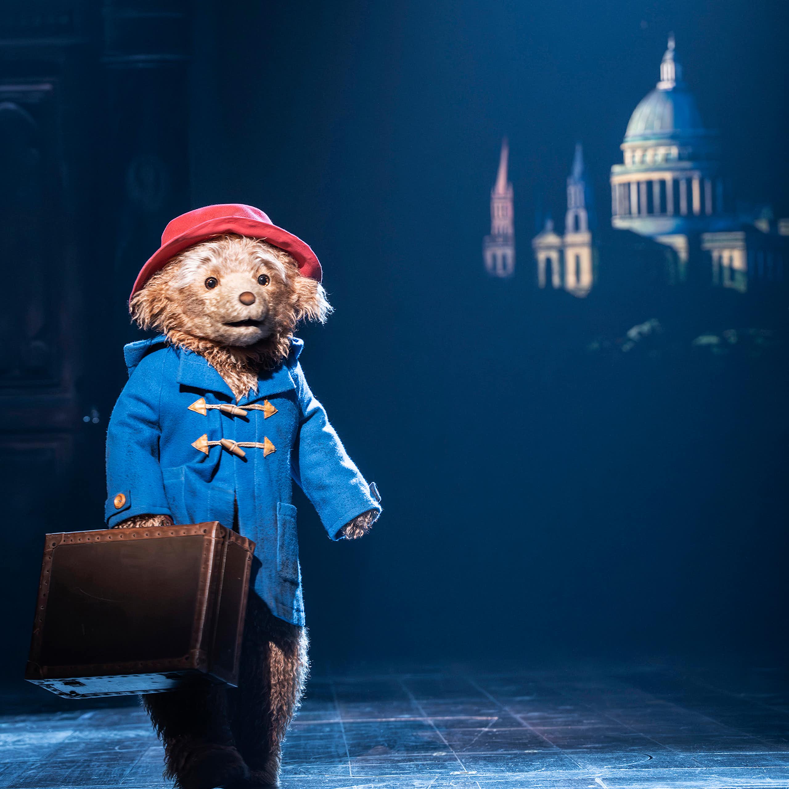 Paddington arriving in London.