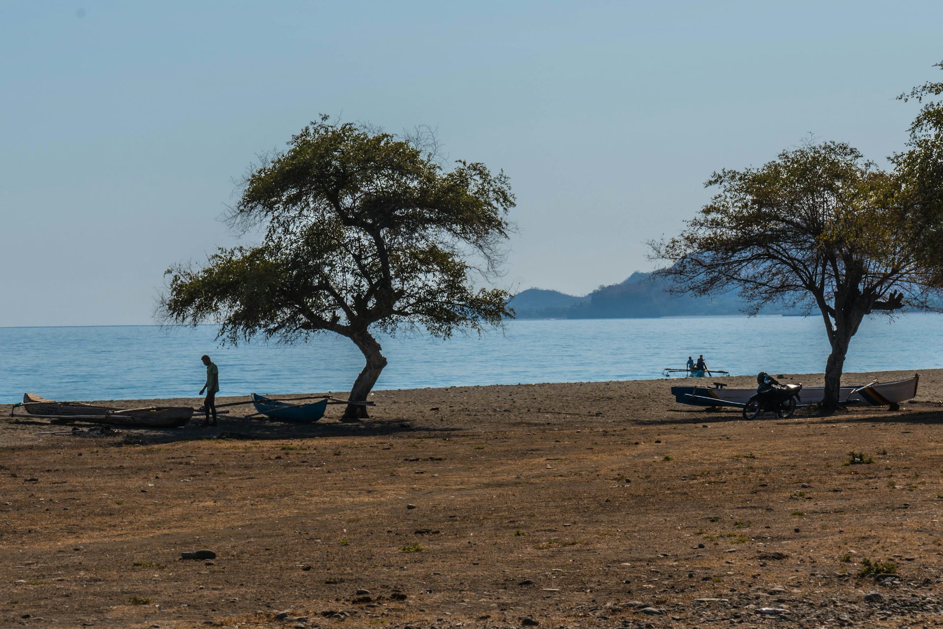 A beach in Oecusse, Timor-Leste