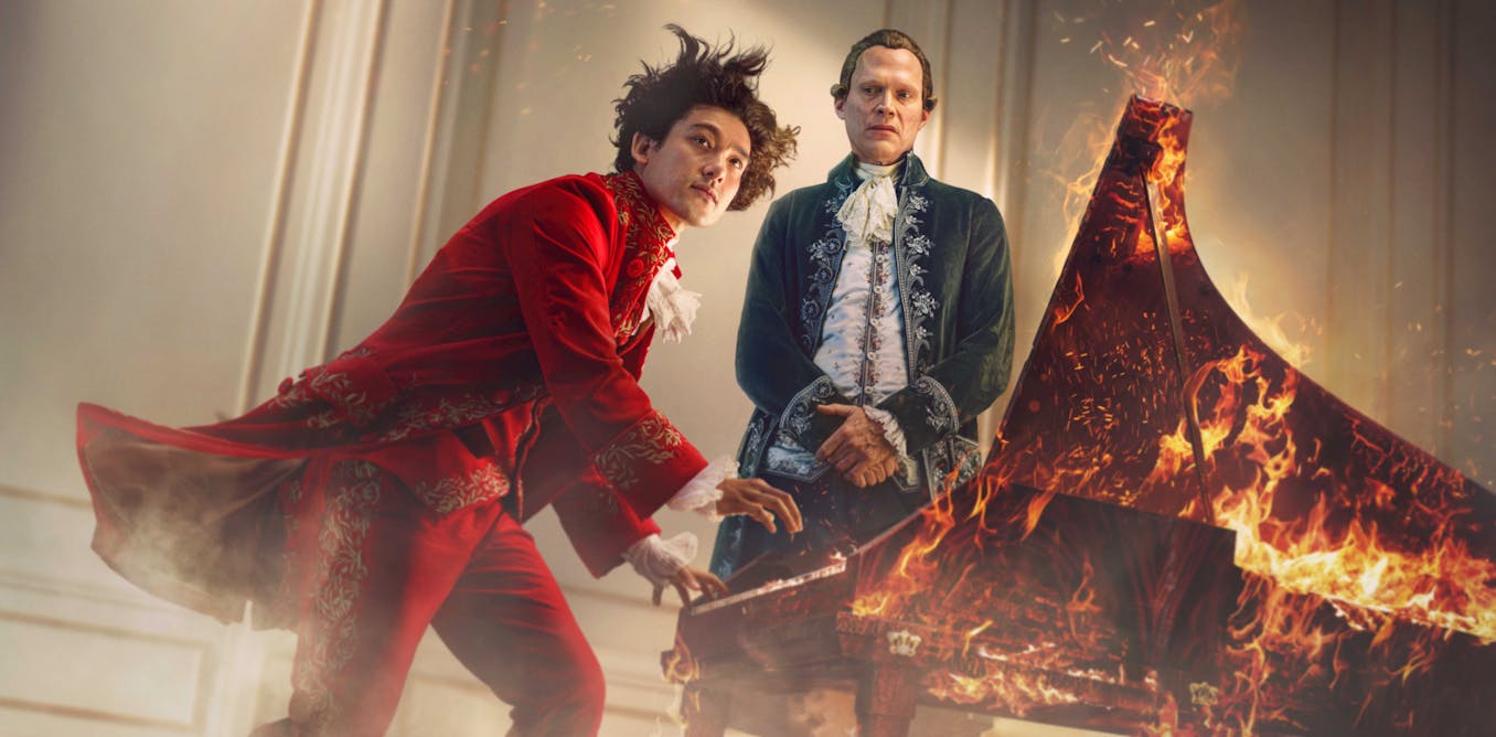 Will Sharpe and Paul Bettany bring Mozart and Salieri to life in this smart and sexy TV remake Will Sharpe and Paul Bettany bring Mozart and Salieri to life in this smart and sexy TV remake