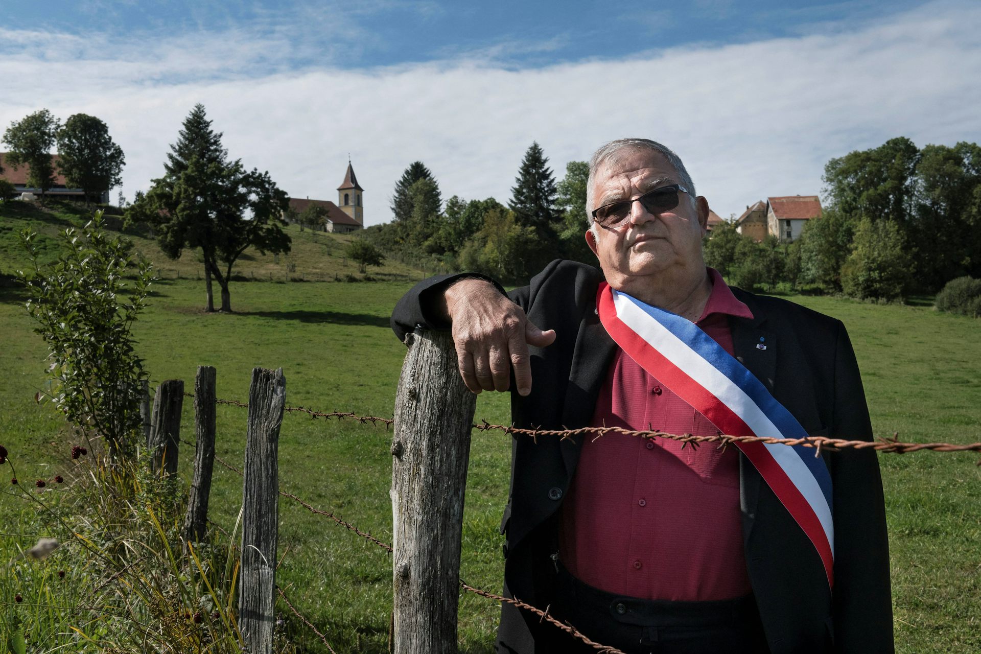 Daniel Cassard, ancien maire de Belmont, ancien président de l'association des maires ruraux du Doubs, lorsqu'il était en fonction en 2019