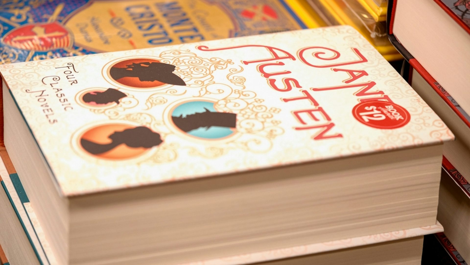 A compilation of four Austen novels.