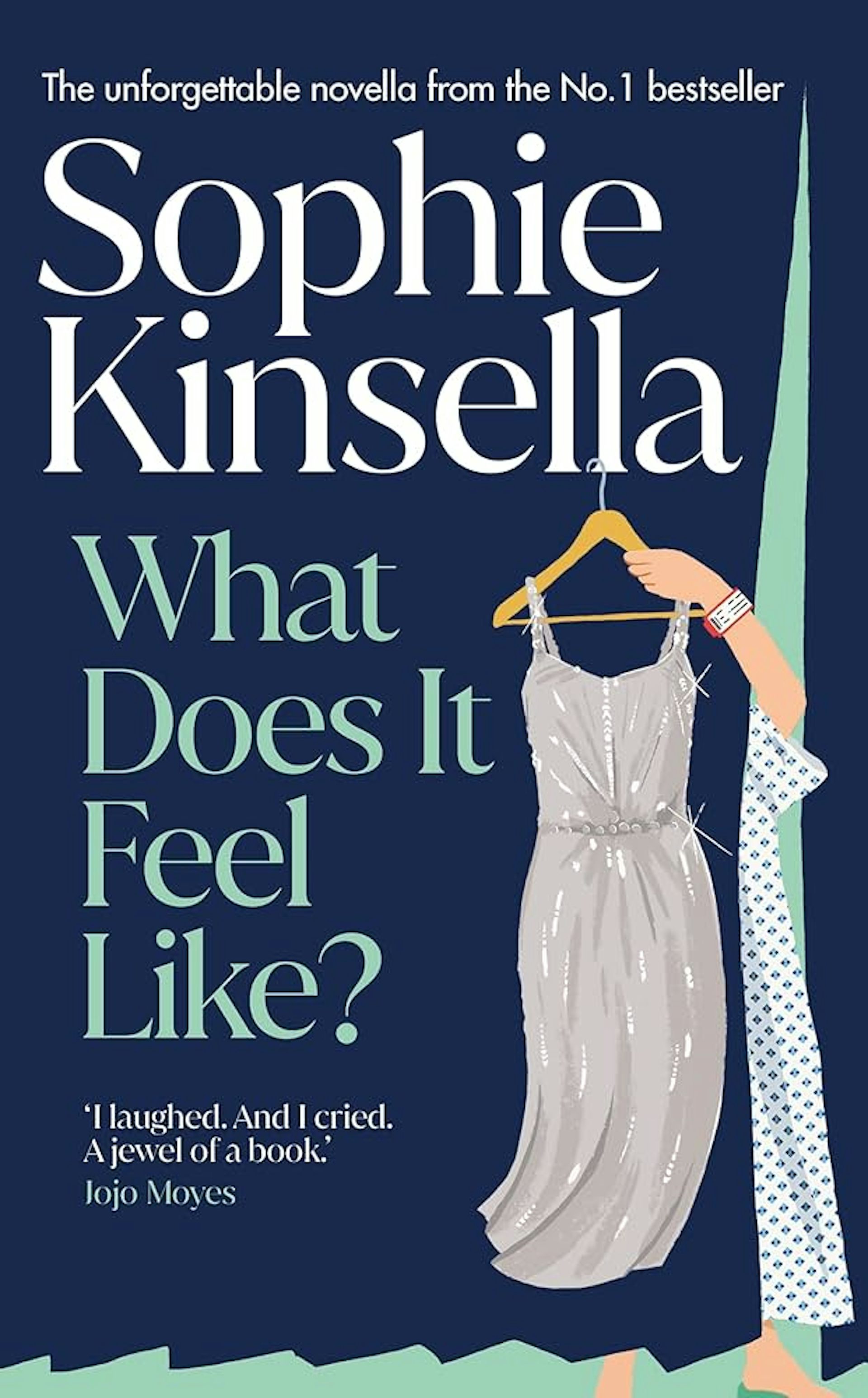 Book cover with a silver dress
