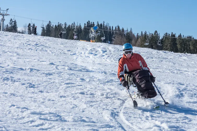 Metamaterials could help disabled athletes.